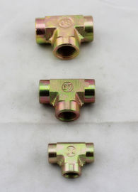 탄소 강철 유압 BSP 여성 관 이음쇠/유압 호스 티 이음쇠